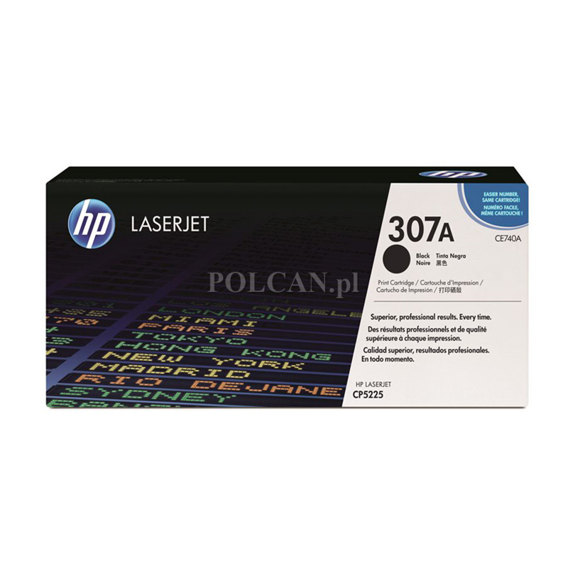 Toner HP 307A do Color LaserJet Professional CP5225 | 7 000 str. | black CE740A