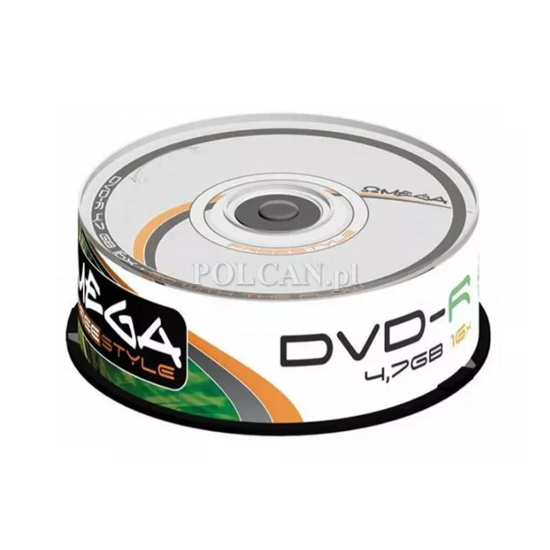 Dysk Omega DVD+R | 4,7 GB | x16 | 25 szt.| FREESTYLE 56682