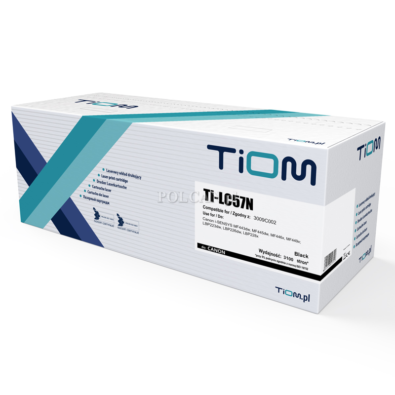 Toner Tiom do Canon 57 | 3009C002 | 3100 str. | black Ti-LC57N