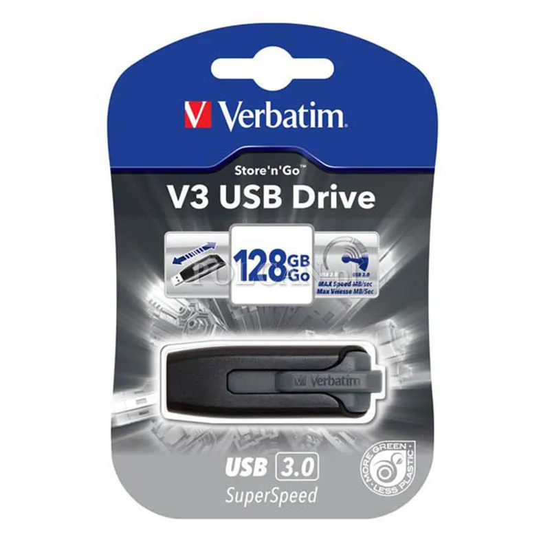 Verbatim pendrive USB 3.2 V3 Store N Go USB A 128GB czarny 49189V