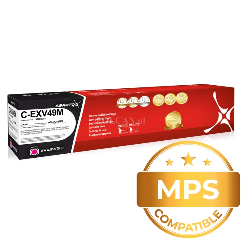 Toner Asarto do Canon C-EXV49M | 8526B002 | 19000 str. | magenta AS-CC49MN