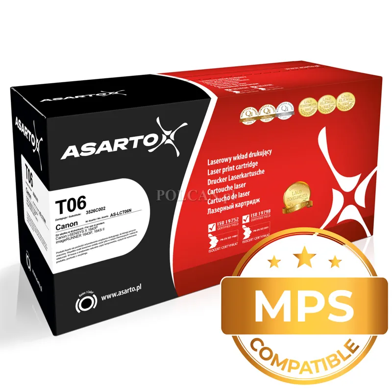 Toner Asarto do Canon T06 | 3526C002 | 20500 str. | black AS-LCT06N