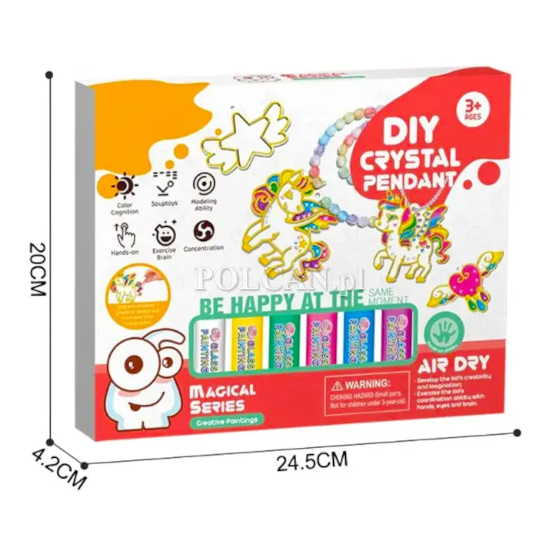 Magiczne Jednorożce malowanie ozdabianie dla dzieci 3 lata+ HN158376