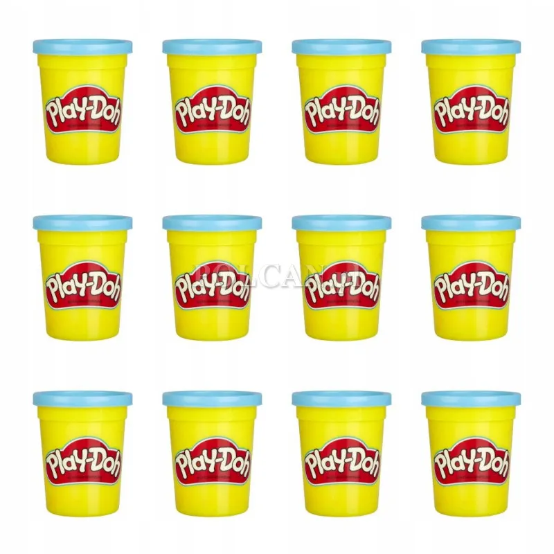 PLAY-DOH 12-pak tuby niebieskie 1620g E4827