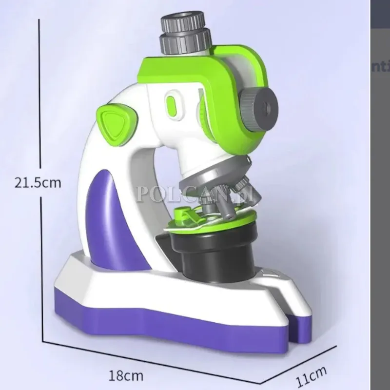 Mikroskop 2w1 fioletowy + projektor IT-ST0220444W