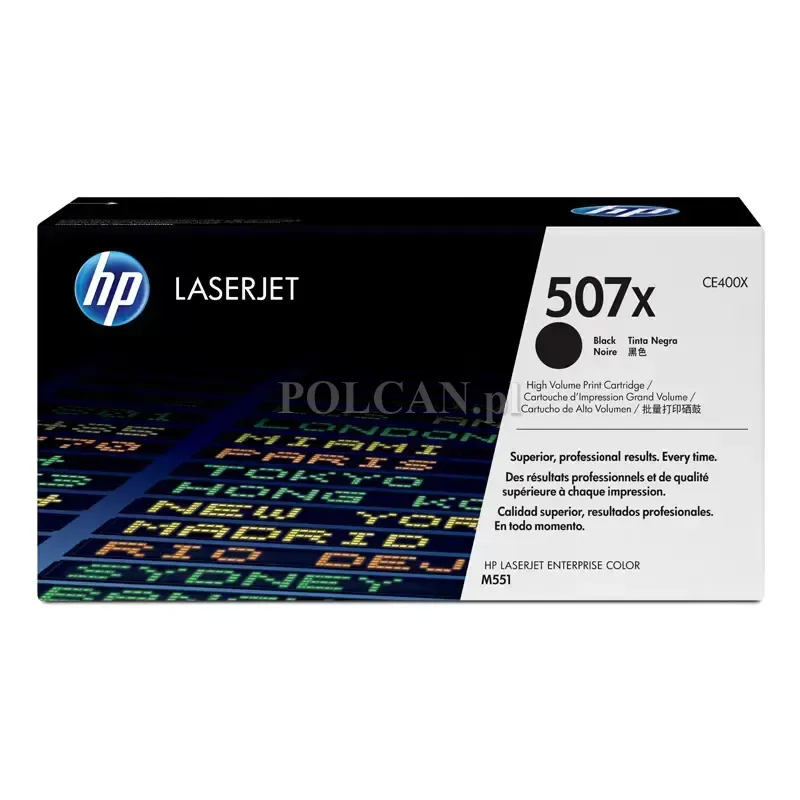 Toner HP CE400X do LaserJet M551/570/575 | 11 000 str. | black CE400X