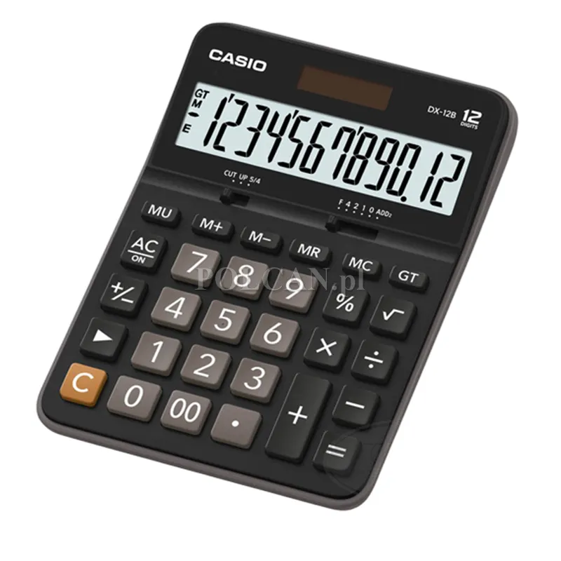 Casio kalkulator DX-12B | biurowy | 12 miejsc | Czarny  DX-12B