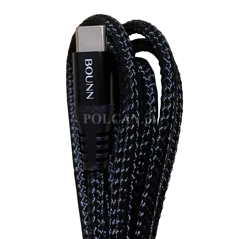 Kabel USB-C szybkie ładowanie | 3m | PD60W 2x USB-C | mocny oplot BUCG023