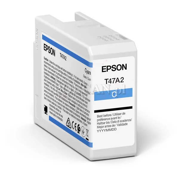 Tusz Epson T47A2 | 50ml | cyan C13T47A200
