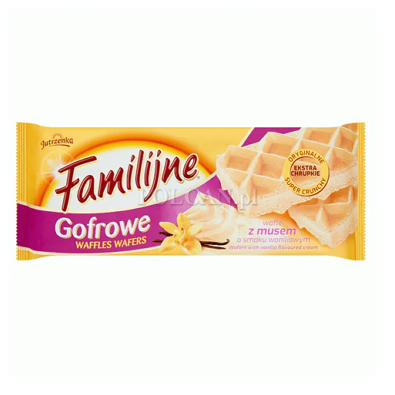 Familijne wafelki Gofrowe waniliowe | 130g FAMWAFWANIL130G