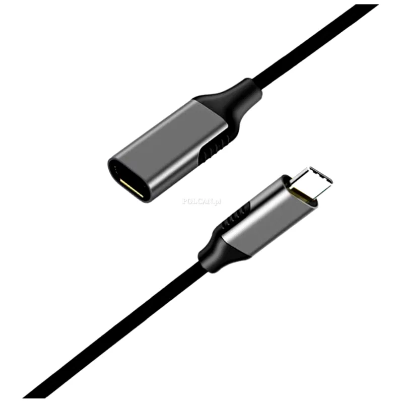 Kabel USB C męsko-żeński do USB-C 3.1 GEN2 charge 4K@60Hz | 2m BKPC-01