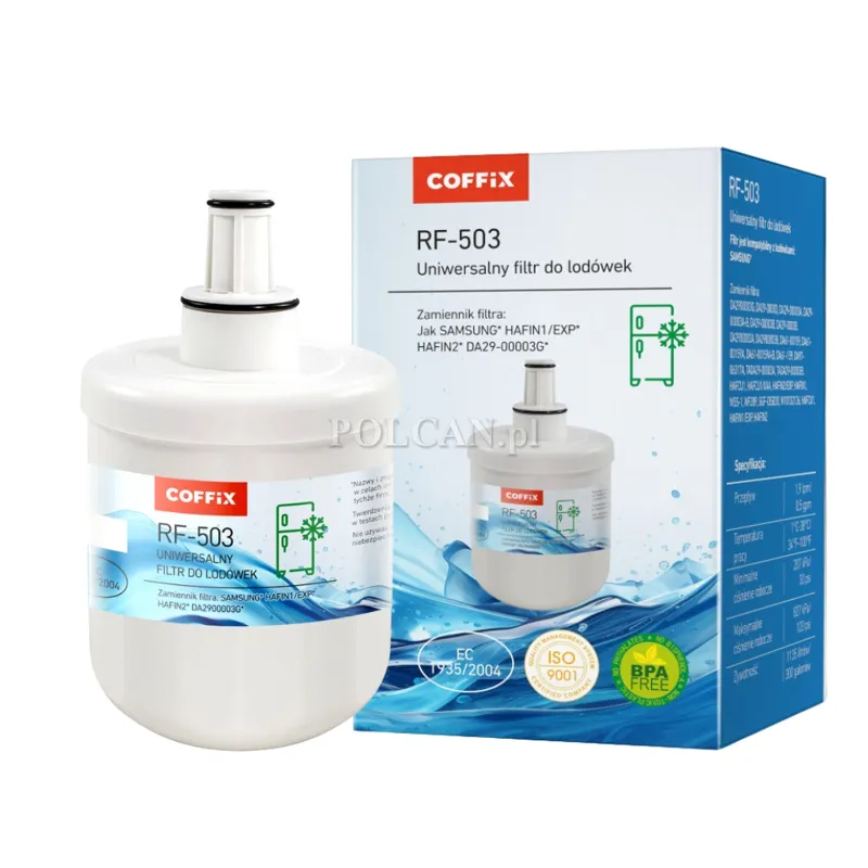 Filtr wody do lodówki Coffix RF503 KOMPATYBILNY Z SAMSUNG RF503