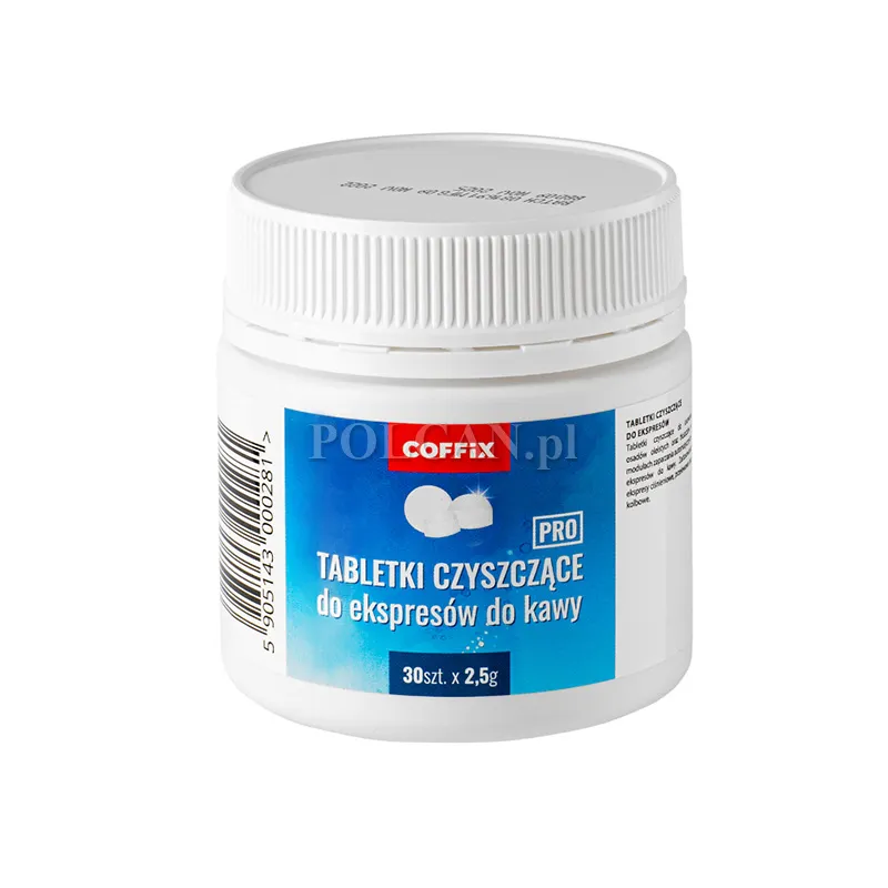 Tabletki czyszczące COFFIX PRO do ekspresów do kawy 30 szt 5905143000281