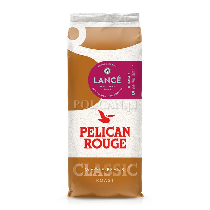 Kawa Pelican Rouge Lance Arabica Organic 30% Robusta 30% |1kg| ziarnista PELROUGELANCE1KGZIAR