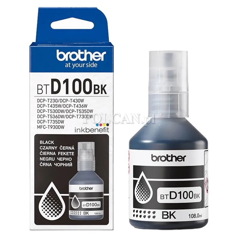 Tusz Brother BTD100BK | 7 500 str. | black BTD100BK