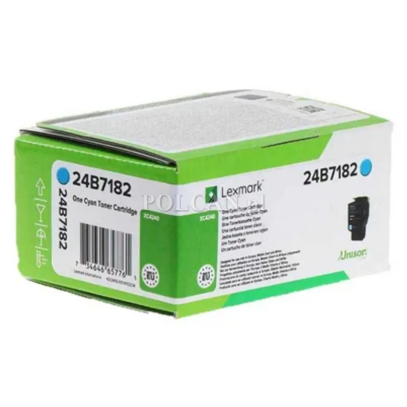 Toner Lexmark XC2240, XC4240, XC4240i | 6 000 str. | cyan 24B7182