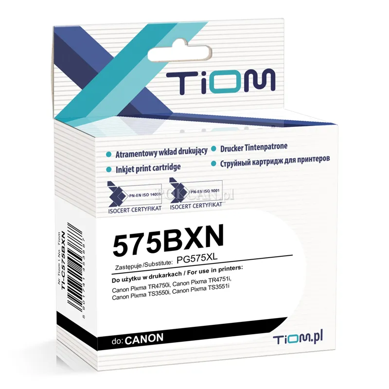 Tusz Tiom do Canon 575BXN | 5437C001 | PG575XL | 420 str. | black TI-C575BXN