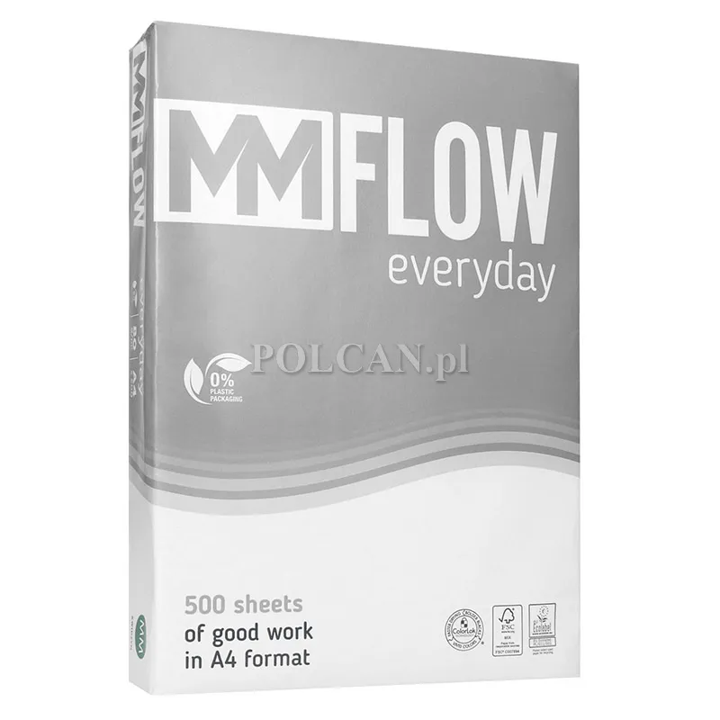 Papier ksero Flow Everyday 146 CIE | A4 | 80g | 500 arkuszy | Klasa C 000-00028