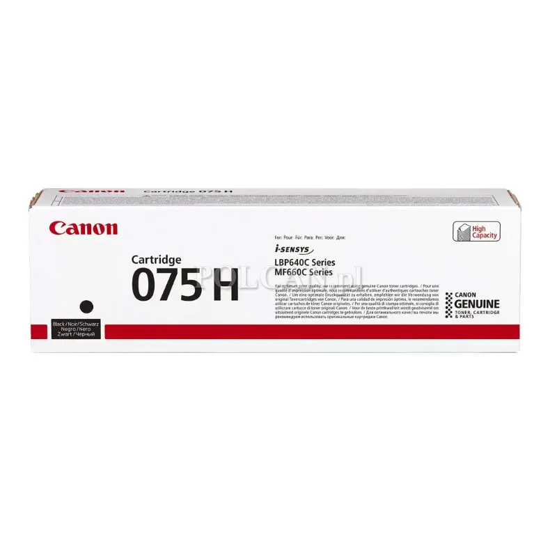 Toner Canon CRG-075HBK do i-SENSYS MF667Cx | 3 500 str.| Black | high capacity 6369C002