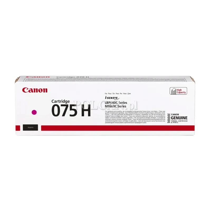 Toner Canon CRG-075HM do i-SENSYS MF667Cx | 2 500 str.| Magenta | high capacity 6367C002