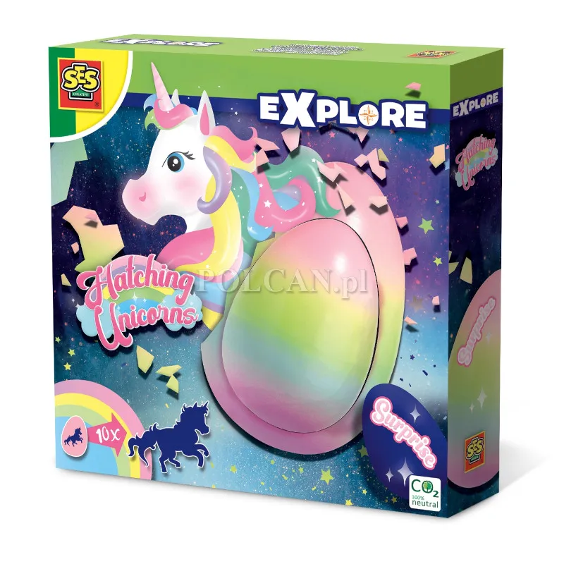 SES Creative Explore wykluj jednorożca z jajka 25121