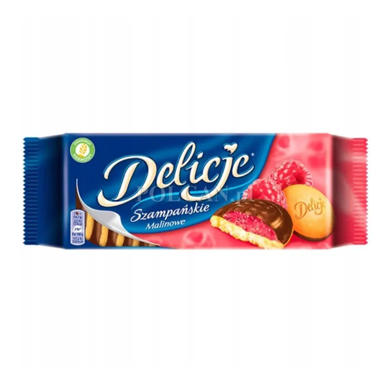 Delicje ciastka szampa�skie malinowe  | 147g DELICCIASTSZAMALINOW