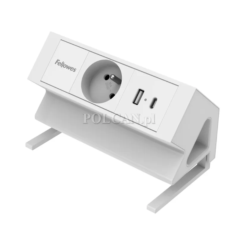 Fellowes Power Desk� Typ E bia�y 100137175