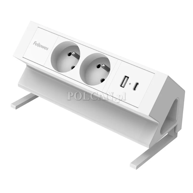 Fellowes Power Desk� 2 Typ E bia�y 100137185