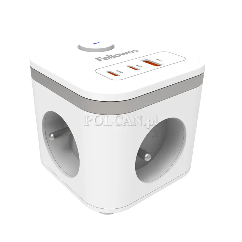 Fellowes Power Cube� Typ E bia�y  100137170