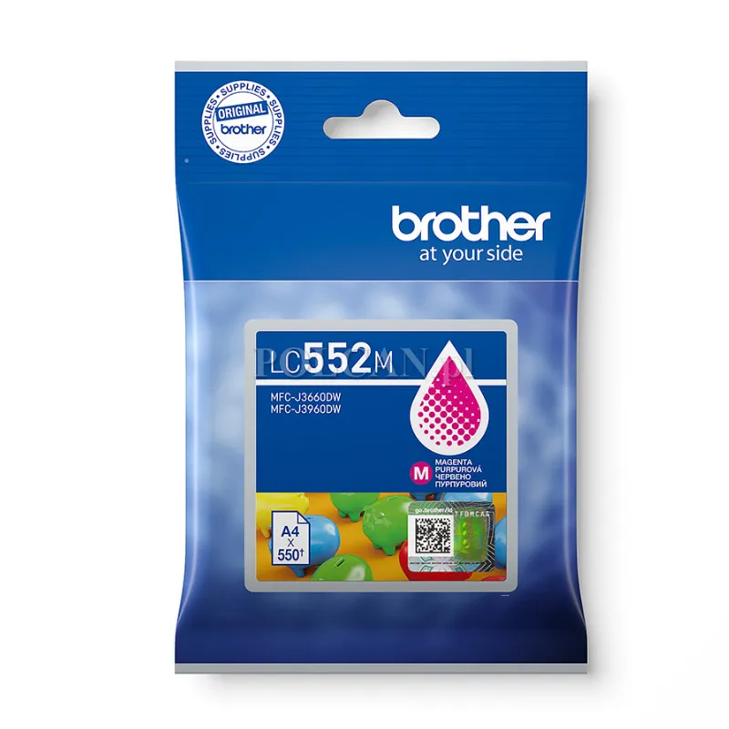 Tusz Brother do MFC-J3960DW/MFC-J3660DW | 550 str. | magenta LC552M
