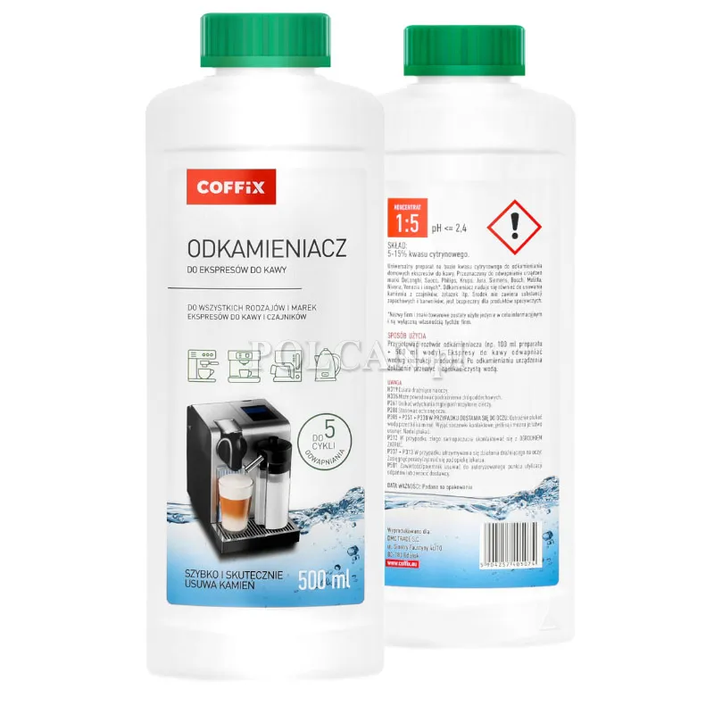 Odkamieniacz Coffix 500 ml do ekspresów do kawy 5904257405074