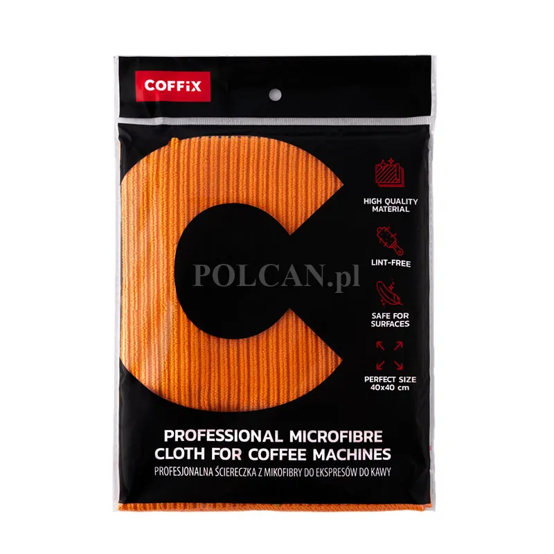 Profesjonalna ściereczka z mikrofibry Coffix do czyszczenia ekspresów do kawy 5904826870678