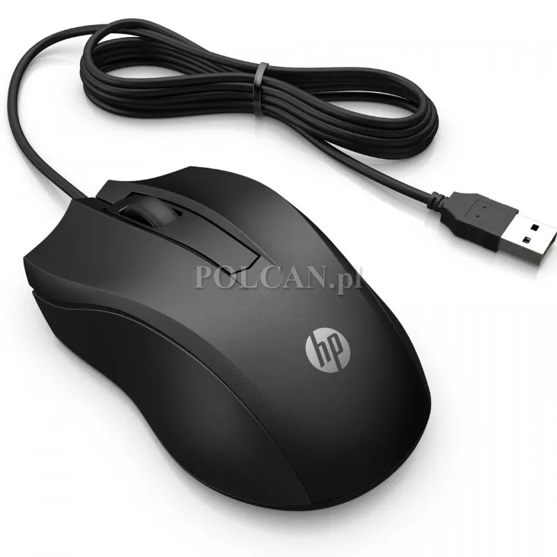 HP Wired Mouse 105 mysz optyczna | przewodowa | USB | black 822M9UT