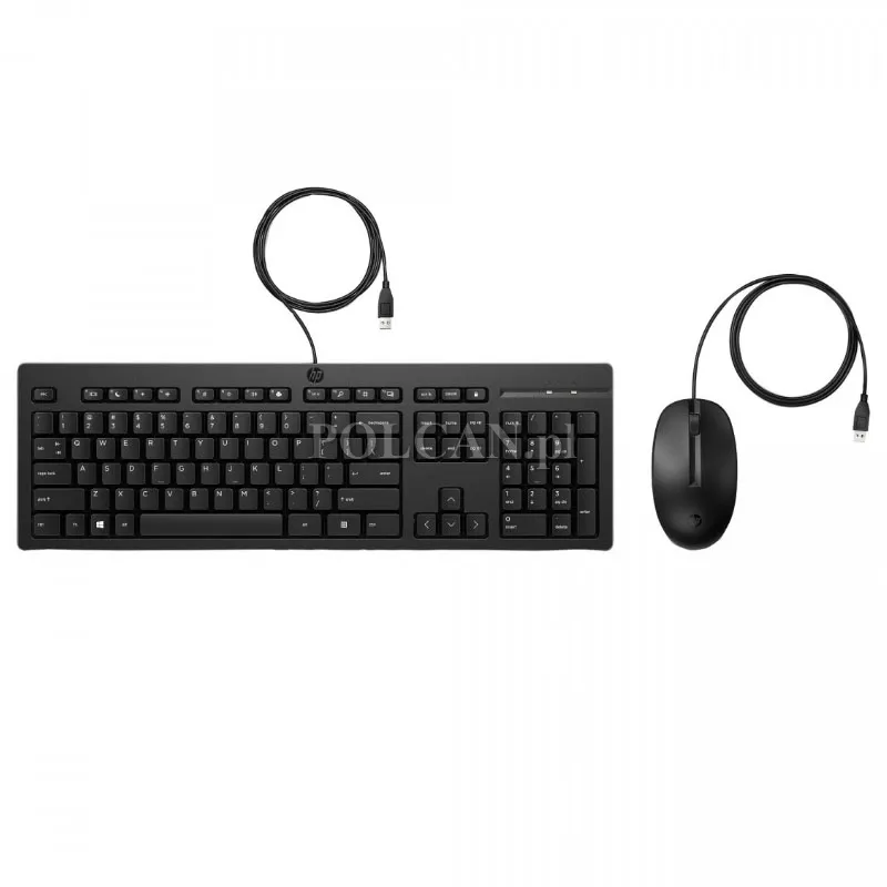 HP zestaw klawiatura + mysz 225 | USB | przewodowa  AX2Y7AA