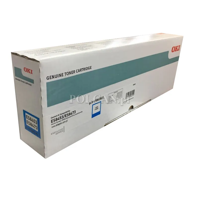 Toner Oki do ES8453MFP/ES8473MFP | 10 000 str. | cyan 45862821