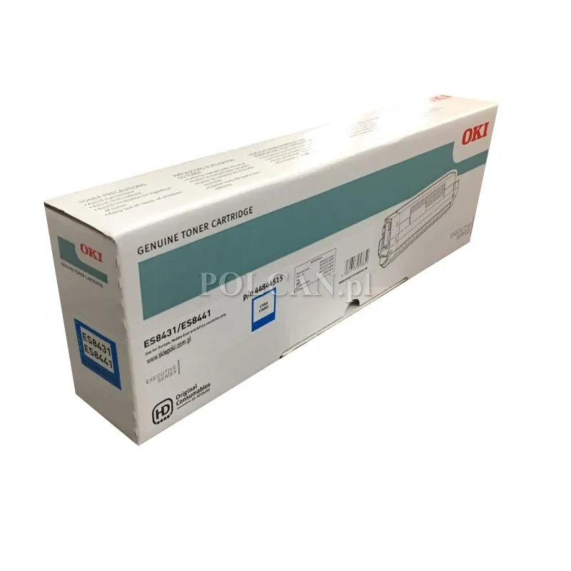 Toner Oki do ES8431/ES8441 | 10 000 str. | cyan 44844515