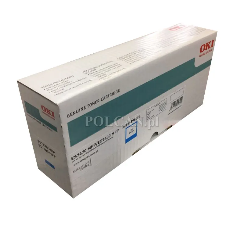 Toner Oki do ES7470/80 | 11 500 str. | cyan 45396215
