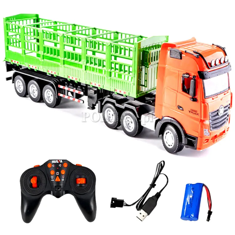 Samoch�d ci�arowy z naczep� skrzyniow� zdalnie sterowany 1:18 RC HN207086
