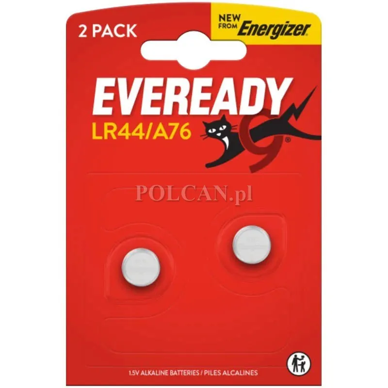 Bateria Eveready LR44/2BP 1,5V Alkaiczna / 2 szt. 7638900457131