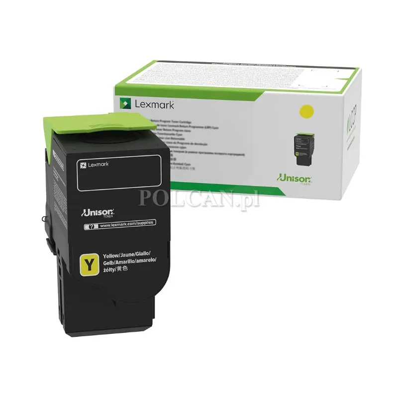 Toner Lexmark CS421dn/CS521dn/CS622de/CX421adn/CX522ade  |  5 000 str. | Yellow 78C2XYE