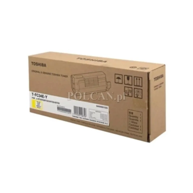 Toner Toshiba T-FC34EY do e-Studio 287/347/407 | 11 500 str. | Yellow 6A000001525