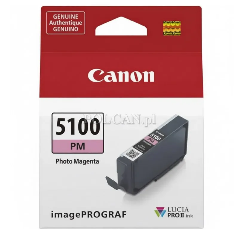 Tusz  Canon PFI-5100 PM | 14,4ml | photo magenta 6957C001