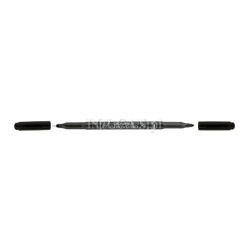 Centropen Dwustronny marker Double CD/DVD/BD 3616 CZARNY, 10 szt. 8595013627693
