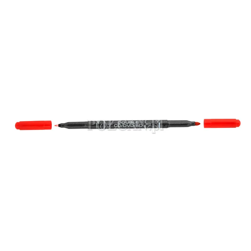 Centropen Dwustronny marker Double CD/DVD/BD 3616 CZERWONY, 10 szt. 8595013627891