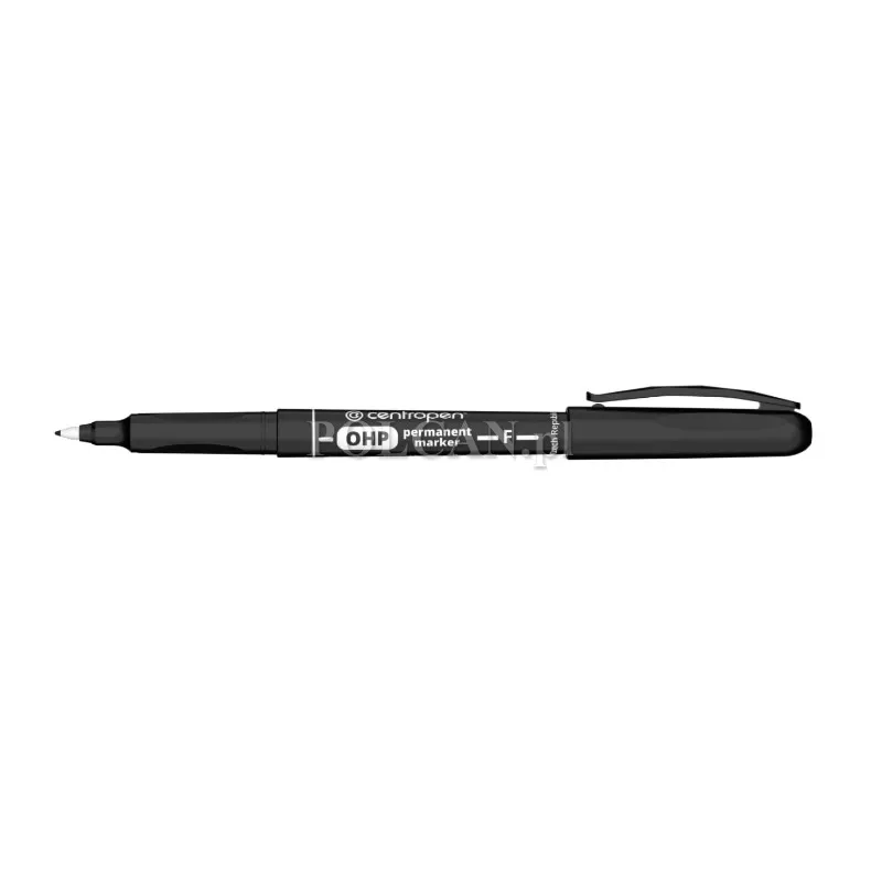 Centropen Foliopis OHP Permanent 2636 F CZARNY 0,6mm, 10 szt. 8595013611425