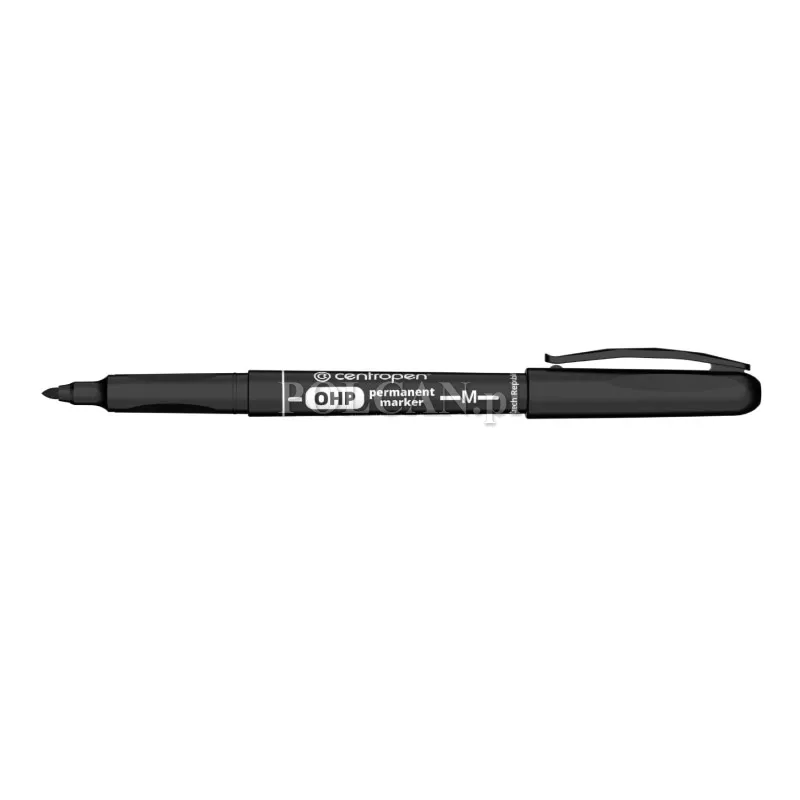 Centropen Foliopis OHP Permanent 2637 M CZARNY 1mm, 10 szt. 8595013611463