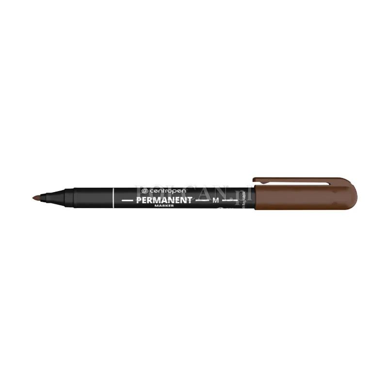 Centropen Marker Permanent 2846 BR�ZOWY 1mm, 10 szt. 8595013619971