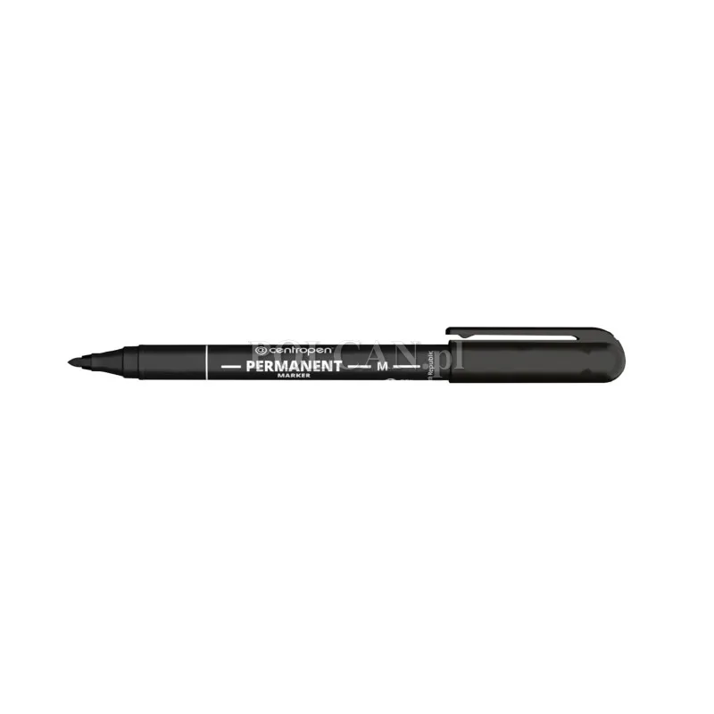 Centropen Marker Permanent 2846 CZARNY 1mm, 10 szt. 8595013612309