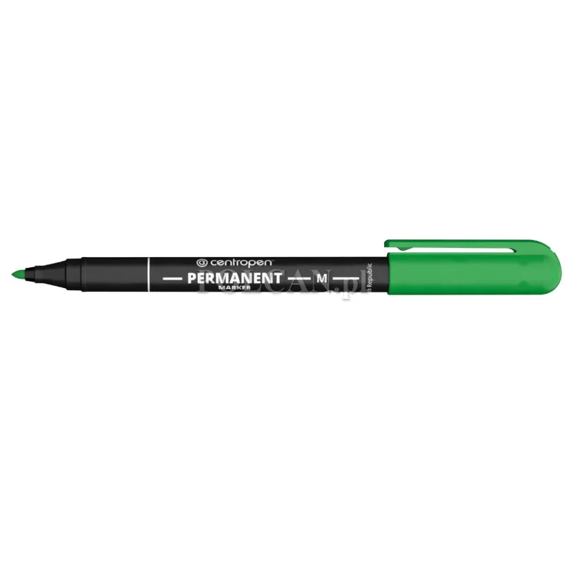 Centropen Marker Permanent 2846 ZIELONY 1mm, 10 szt. 8595013612293