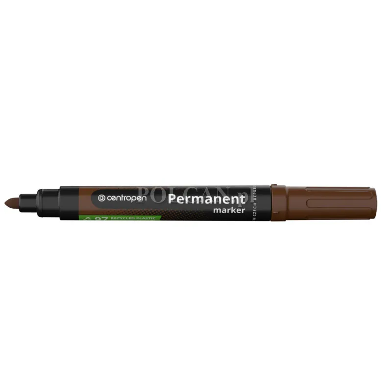 Centropen Marker Permanent 8566 BRĄZOWY K/O, 10 szt. 8595013634677